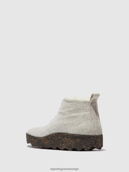 Asportuguesas kvinner ankelboots-kake med snøre JHBRZ166 støvler hvit