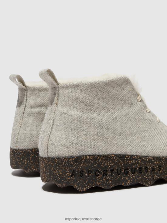 Asportuguesas kvinner ankelboots-kake med snøre JHBRZ166 støvler hvit