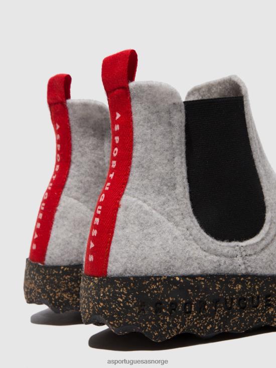 Asportuguesas kvinner chelsea ankelstøvletter caia JHBRZ148 støvler offwhite