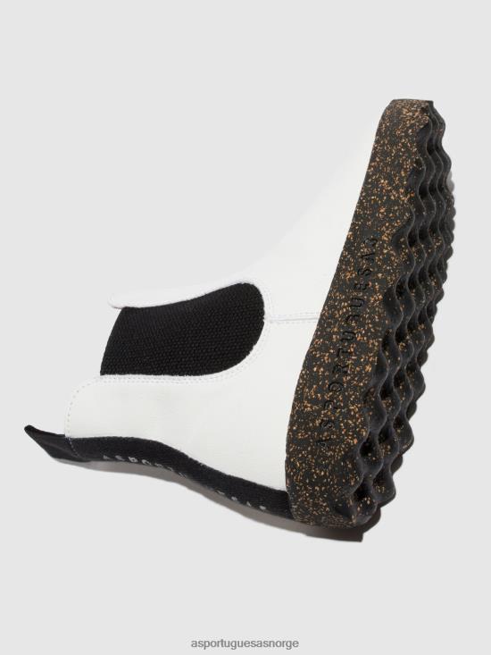 Asportuguesas kvinner chelsea ankelstøvletter caia JHBRZ154 støvler vegansk hvit