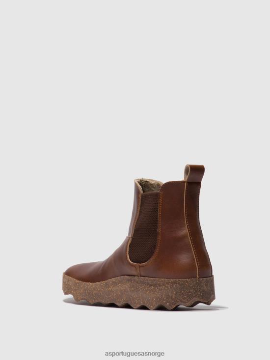 Asportuguesas kvinner chelsea ankelstøvletter caia JHBRZ157 støvler brun