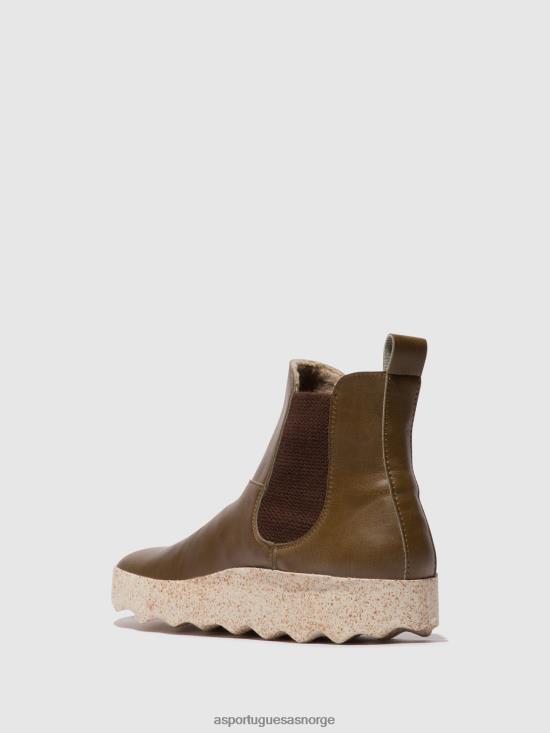 Asportuguesas kvinner chelsea ankelstøvletter caia JHBRZ165 støvler kaki