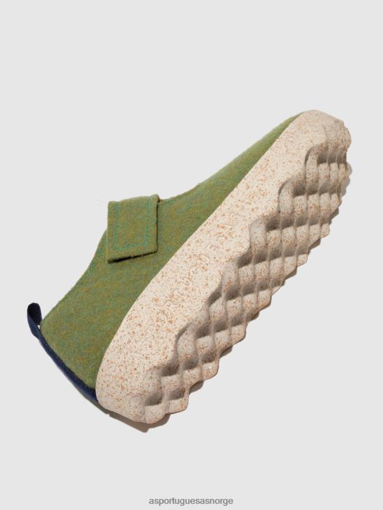 Asportuguesas kvinner mary jane sko cate JHBRZ113 mary jane grønn