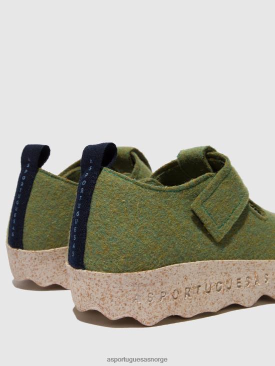 Asportuguesas kvinner mary jane sko cate JHBRZ113 mary jane grønn