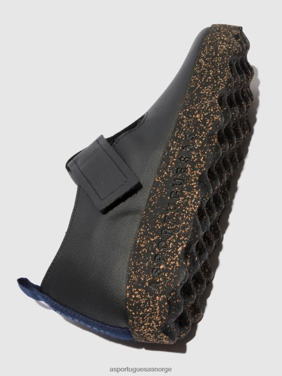 Asportuguesas kvinner mary jane sko cate JHBRZ36 mary jane svart vegansk skinn