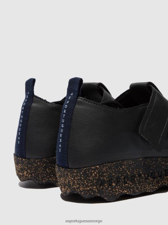 Asportuguesas kvinner mary jane sko cate JHBRZ36 mary jane svart vegansk skinn