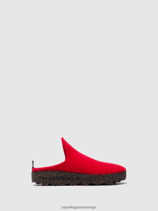 Asportuguesas kvinner rund tå muldyr kommer JHBRZ142 muldyr rød