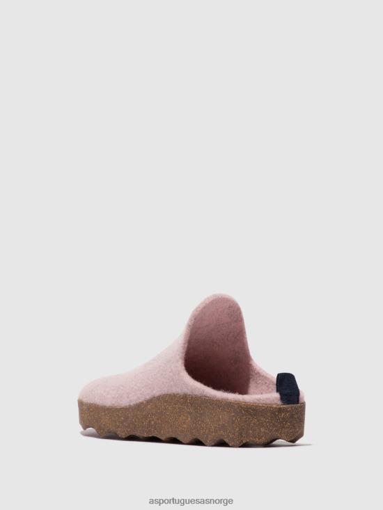 Asportuguesas kvinner slip-on muldyr kommer JHBRZ139 muldyr rosa