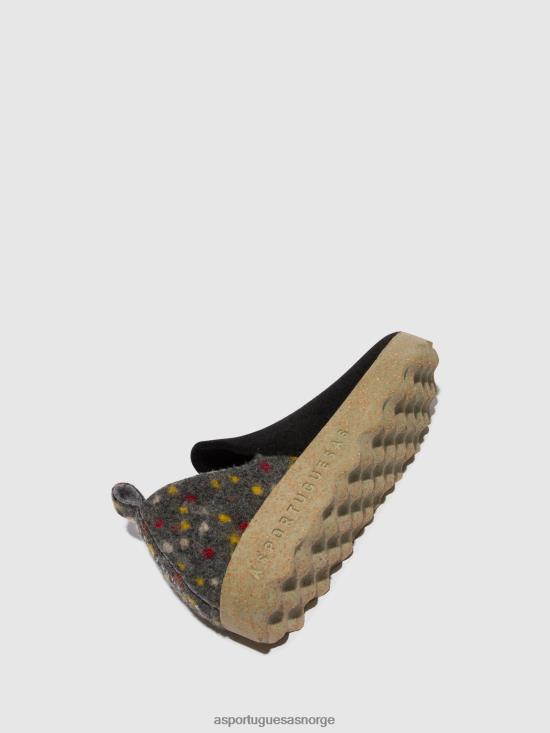 Asportuguesas kvinner rund tå sko by JHBRZ107 sko svart filt dehor