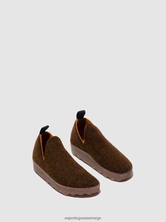 Asportuguesas kvinner rund tå sko by JHBRZ31 sko karamell