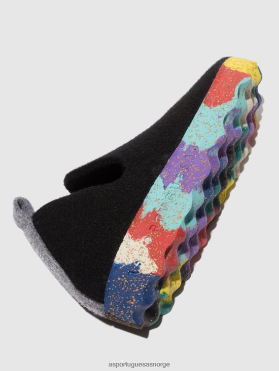 Asportuguesas kvinner rund tå sko by JHBRZ35 sko multi svart