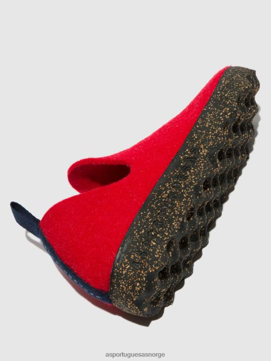 Asportuguesas kvinner rund tå sko by JHBRZ55 sko rød