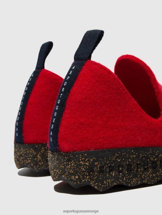 Asportuguesas kvinner rund tå sko by JHBRZ55 sko rød