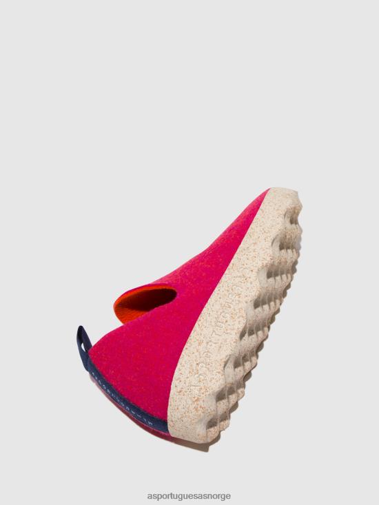 Asportuguesas kvinner rund tå sko by JHBRZ77 sko fuchsia