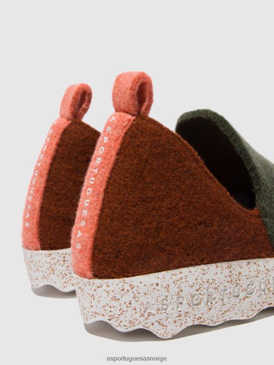 Asportuguesas kvinner rund tå sko by JHBRZ79 sko grå oransje