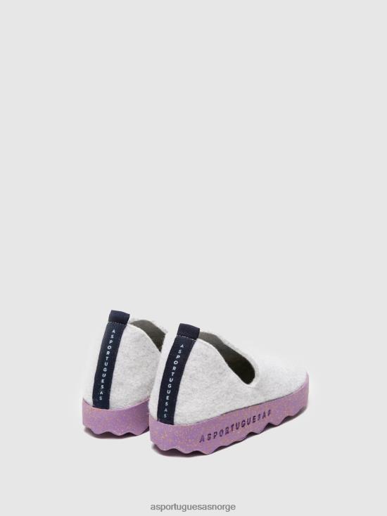 Asportuguesas kvinner rund tå sko by JHBRZ82 sko hvit