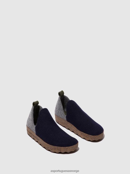 Asportuguesas kvinner rund tå sko by JHBRZ98 sko marine/betong