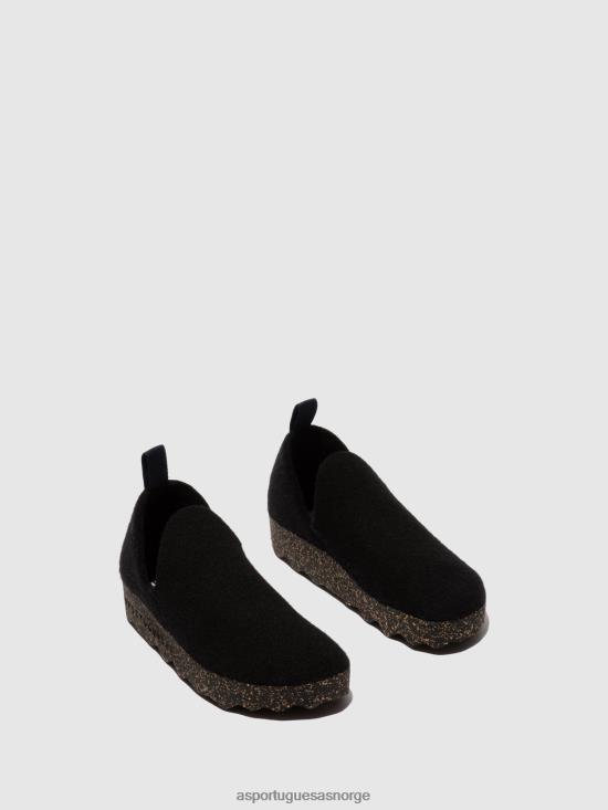 Asportuguesas kvinner slip-on sko by JHBRZ30 sko svart