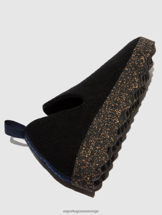 Asportuguesas kvinner slip-on sko by JHBRZ30 sko svart