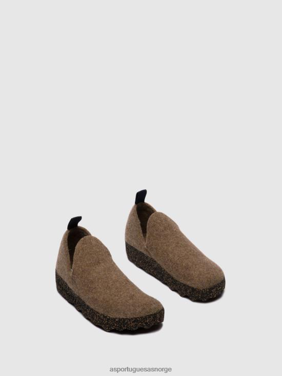 Asportuguesas kvinner slip-on sko by JHBRZ41 sko taupe