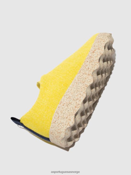 Asportuguesas kvinner snøresko camp JHBRZ110 sko gul