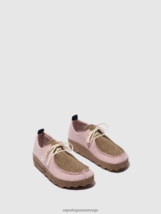 Asportuguesas kvinner snøresko chat JHBRZ108 sko rosa/taupe