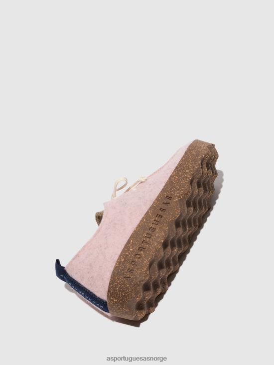 Asportuguesas kvinner snøresko chat JHBRZ108 sko rosa/taupe