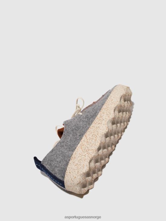 Asportuguesas kvinner snøresko chat JHBRZ114 sko betong/brun