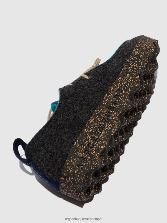 Asportuguesas kvinner snøresko chat JHBRZ57 sko antrasitt