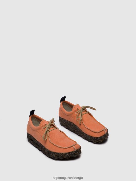 Asportuguesas kvinner snøresko chat JHBRZ86 sko korall