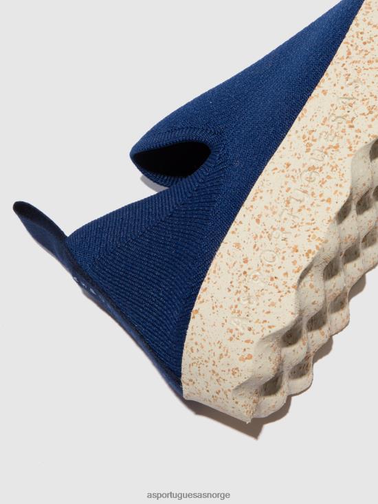 Asportuguesas kvinner elastiske trenere omsorg JHBRZ7 trenere marine s.cafe strekning