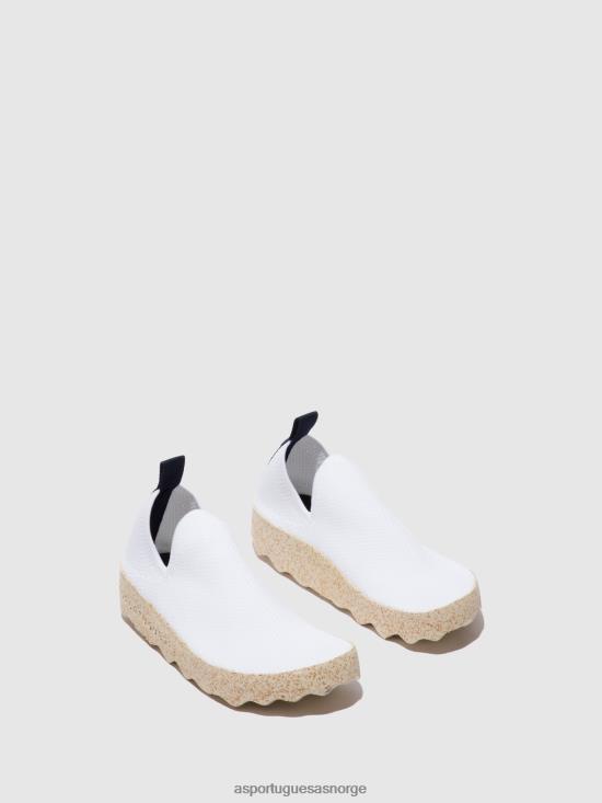 Asportuguesas kvinner elastiske trenere omsorg JHBRZ8 trenere hvit s.cafe stretch