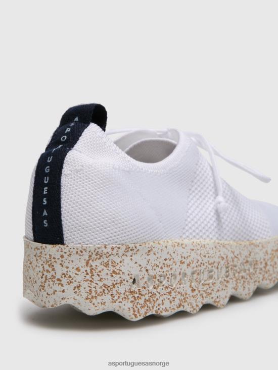 Asportuguesas kvinner kode for snøresko JHBRZ11 trenere hvit