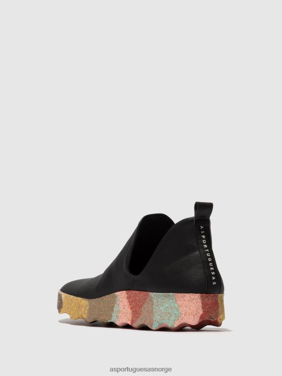 Asportuguesas kvinner slip-on trener by JHBRZ64 trenere svart og flerfarget såle