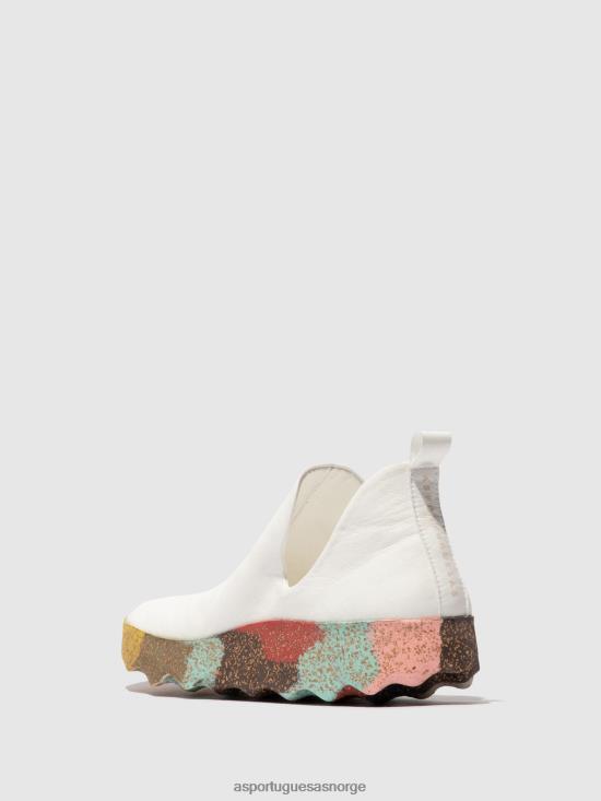 Asportuguesas kvinner slip-on trener by JHBRZ94 trenere hvit og flerfarget såle