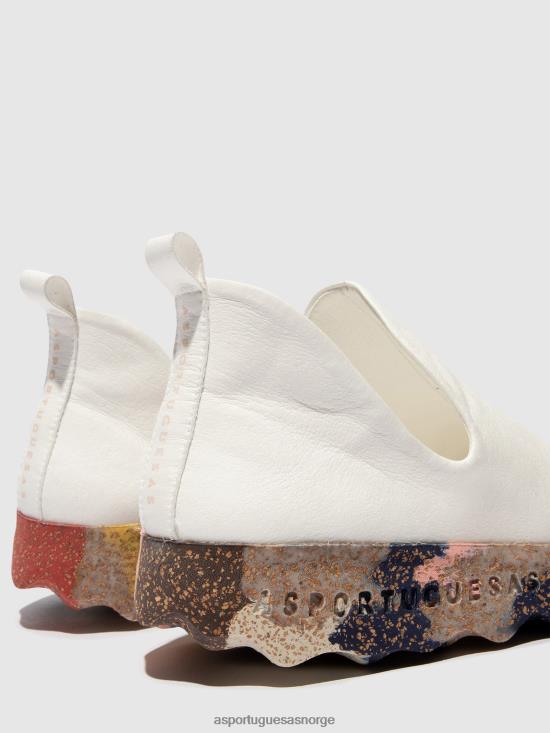 Asportuguesas kvinner slip-on trener by JHBRZ94 trenere hvit og flerfarget såle