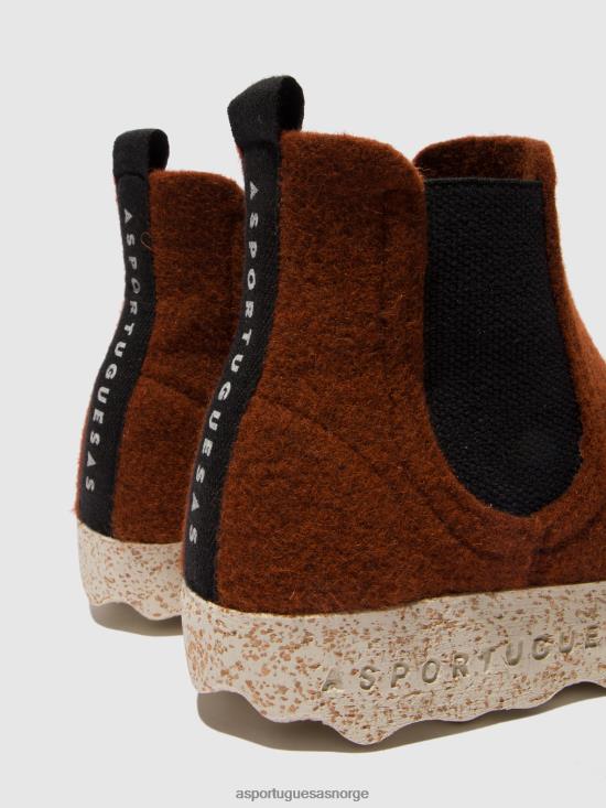 Asportuguesas menn chelsea ankelstøvletter caia JHBRZ217 støvler brun