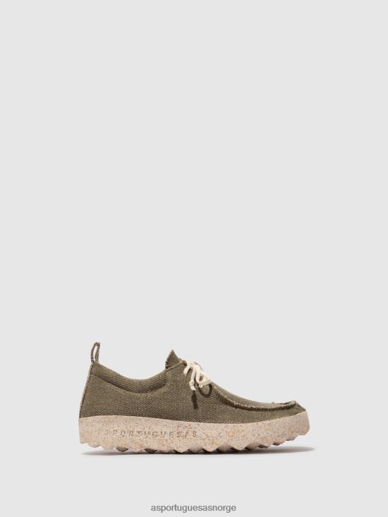 Asportuguesas menn slip-on sko chat JHBRZ202 sko militærgrønn hamp
