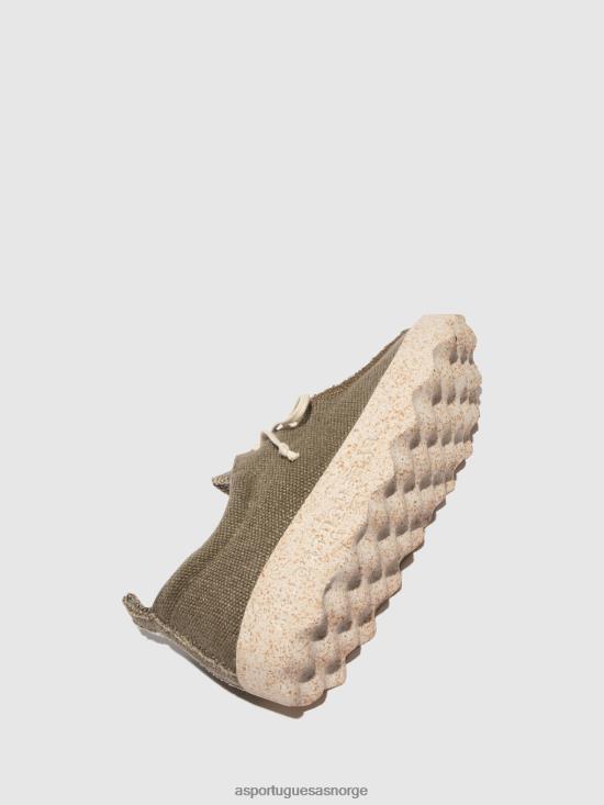 Asportuguesas menn slip-on sko chat JHBRZ202 sko militærgrønn hamp