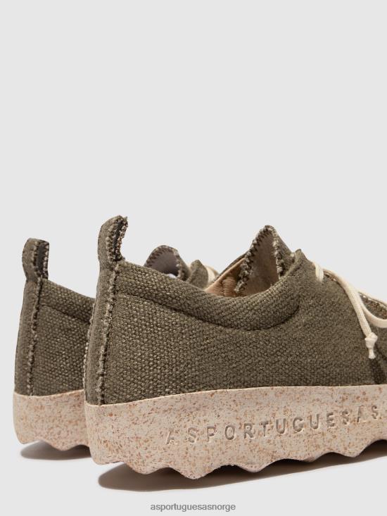 Asportuguesas menn slip-on sko chat JHBRZ202 sko militærgrønn hamp