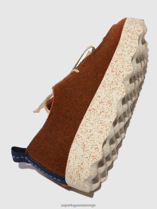 Asportuguesas menn snøresko chat JHBRZ206 sko brun