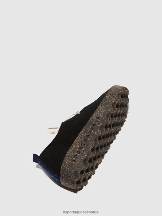 Asportuguesas menn snøresko chat JHBRZ208 sko svart/militærgrønt