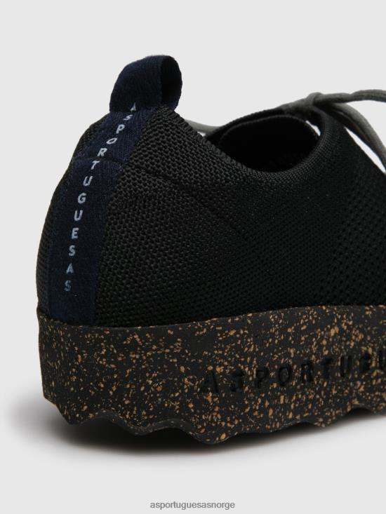 Asportuguesas menn kode for snøresko JHBRZ188 trenere svart