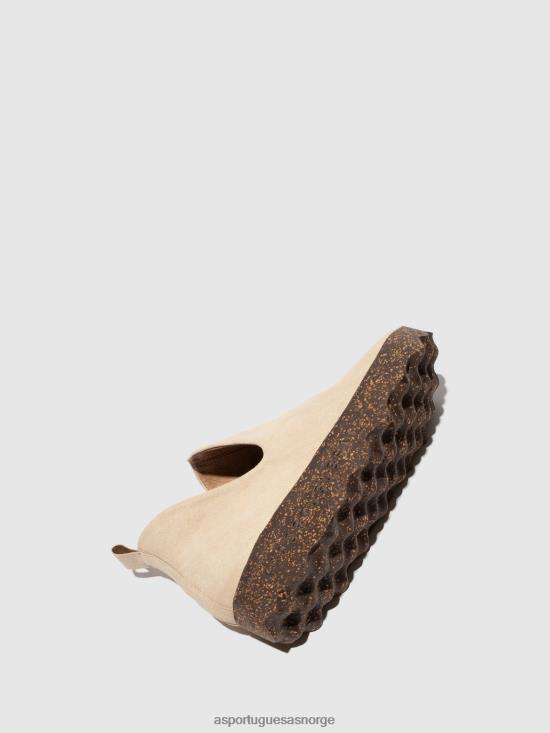 Asportuguesas menn slip-on trener by JHBRZ211 trenere beige (semsket skinn)