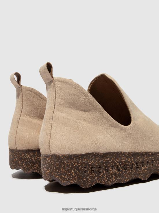 Asportuguesas menn slip-on trener by JHBRZ211 trenere beige (semsket skinn)