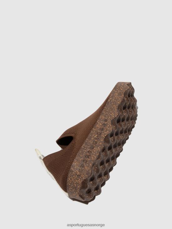 Asportuguesas menn slip-on trenere omsorg JHBRZ192 trenere brun