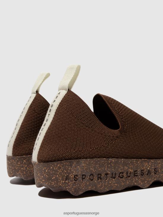 Asportuguesas menn slip-on trenere omsorg JHBRZ192 trenere brun
