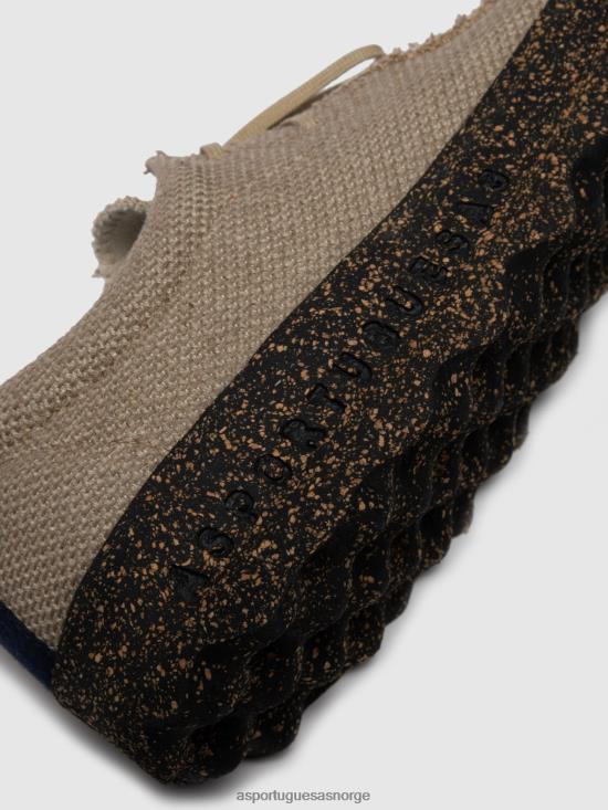 Asportuguesas menn snøresko chat sand JHBRZ194 trenere brun